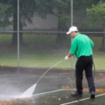 How to Pressure Wash a Tennis Court